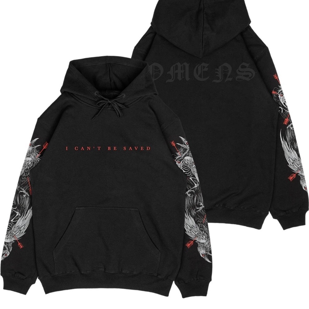 WANTED *ISO* BAD OMENS I CAN’T BE SAVED HOODIE
